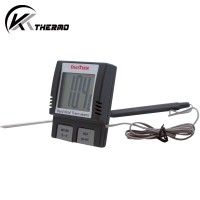 digital LCD display stainless steels probe hot water temperature testing thermometer