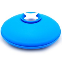 FDA/LFGB silicone round hot water bottle water filling hot water bag made in China